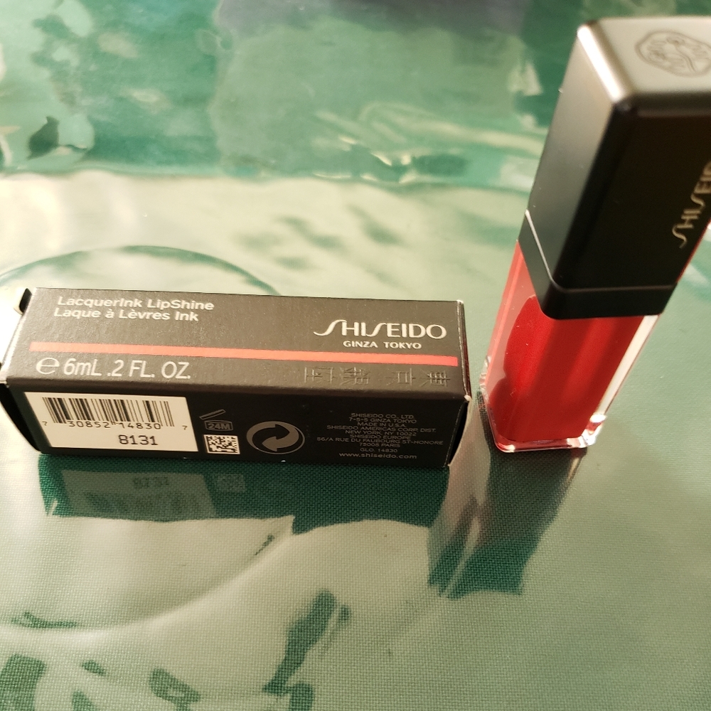 Shiseido LacquerInk LipShine 307 Scarlet Glare